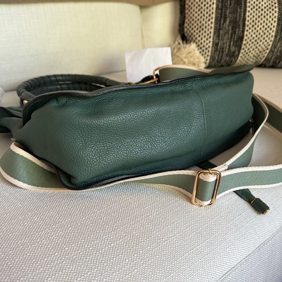 Chloe Eucalyptus Green Marcie Medium Tote Shoulder Bag - Picture 5 of 10